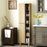 Bathroom Storage Unit with 6 Open Compartments and 6 Shelves