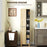 Bathroom Storage Unit with 6 Open Compartments and 6 Shelves