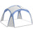 3.5 x 3.5M Camping Gazebo, Outdoor Event Shelter Dome Tent Garden Sun Shelter Patio Spire Arc Pavilion Camp Sun Shade, Blue