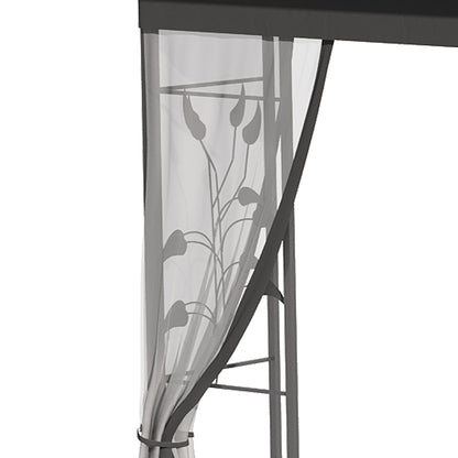 3 x 3(m) Garden Gazebo Marquee Tent Canopy Shelter Pavilion Grey