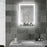 kleankin LED Bathroom Mirror with Lights and Shelf, Illuminated Makeup Mirror, Vanity Mirror with 3 Colour, Smart Touch, Anti-Fog