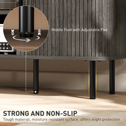 TV Unit for Living Room, TV Stand, Grey