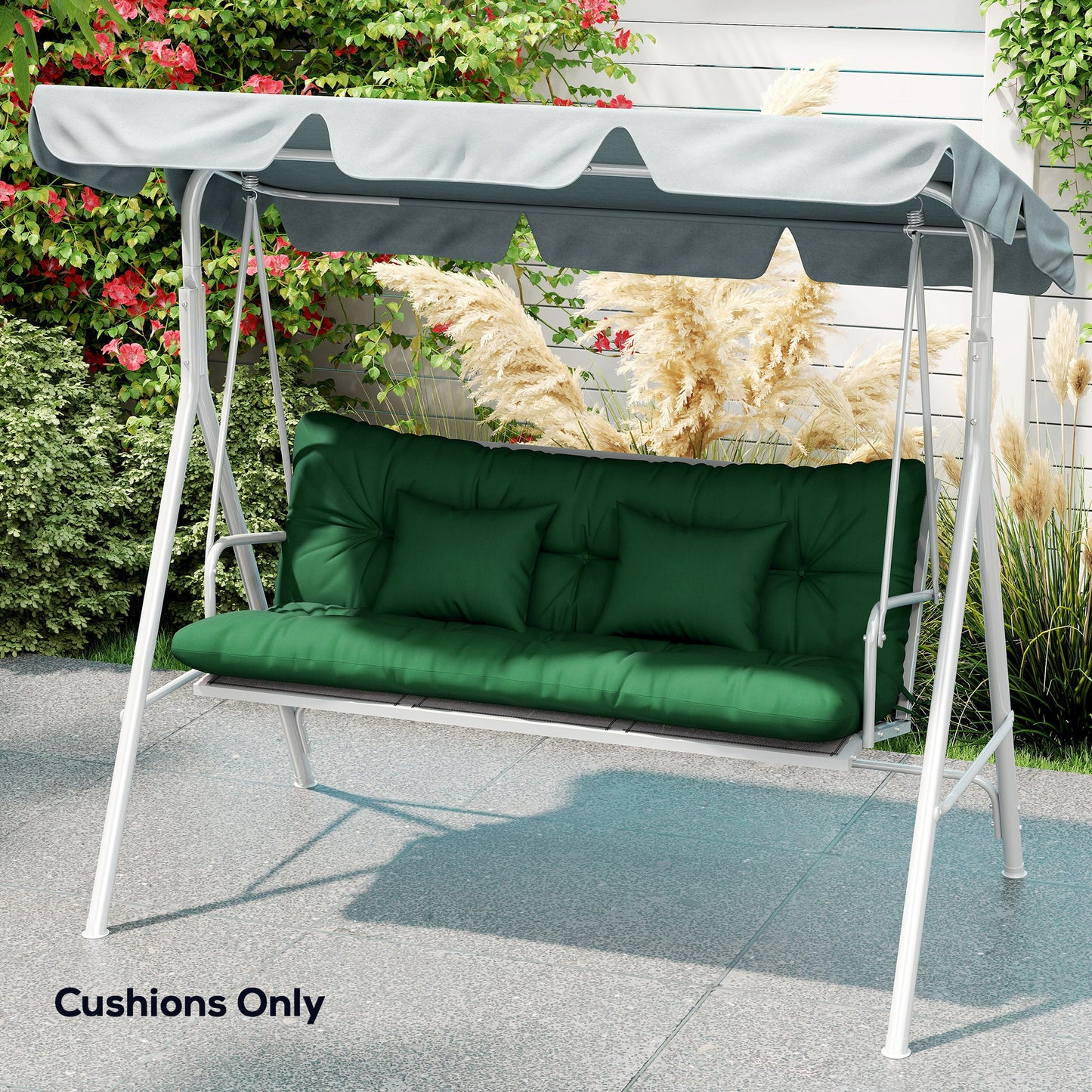 Outdoor Seat Cushions Back Cushion with 2 Pillows, Seat Pads