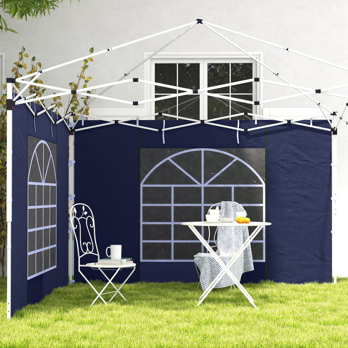 3x3(m) or 3x6m Pop Up Gazebo Side Panels Replacement, 2 Pack, Blue