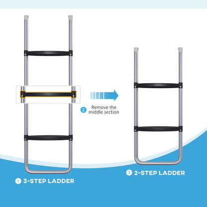2 Steps/3 Steps Galvanised Steel Trampoline Ladder Climbing