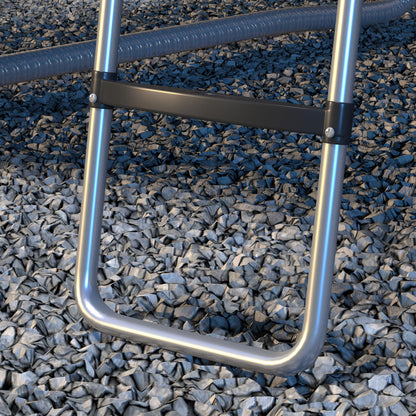 2 Steps/3 Steps Galvanised Steel Trampoline Ladder Climbing