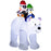 6.4FT Christmas Inflatable Two Penguins Riding on Polar Bear