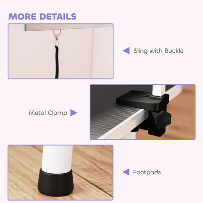 Foldable Dog Grooming Table Adjustable Arm for Small Dogs 81x49x80 cm