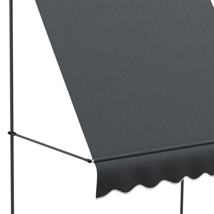 2 x 1.2m Freestanding Retractable Awning, Non-Screw Garden Awning