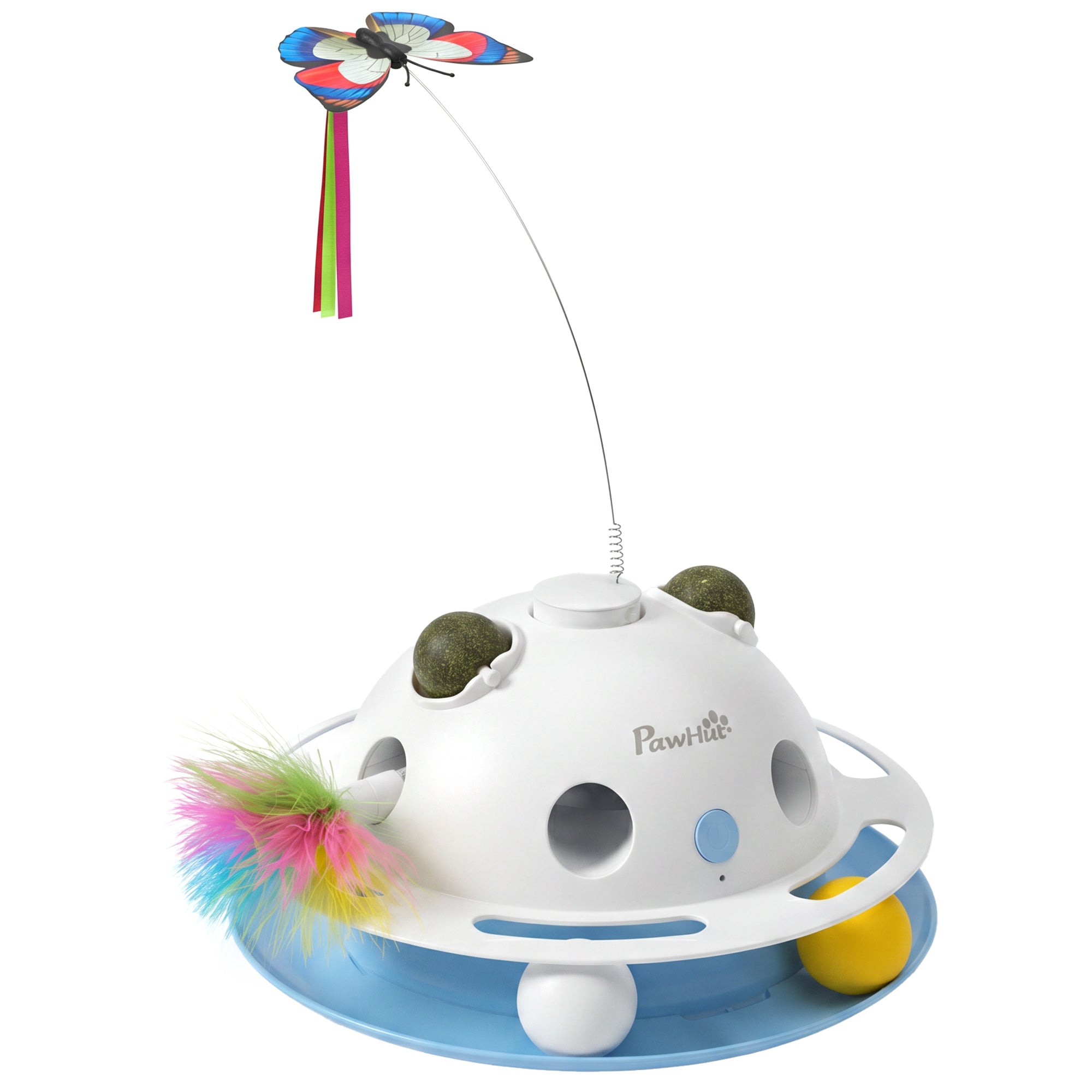 4-in-1 Interactive Cat Toys for Indoor Cats Adult, Automatic Smart Sen ...