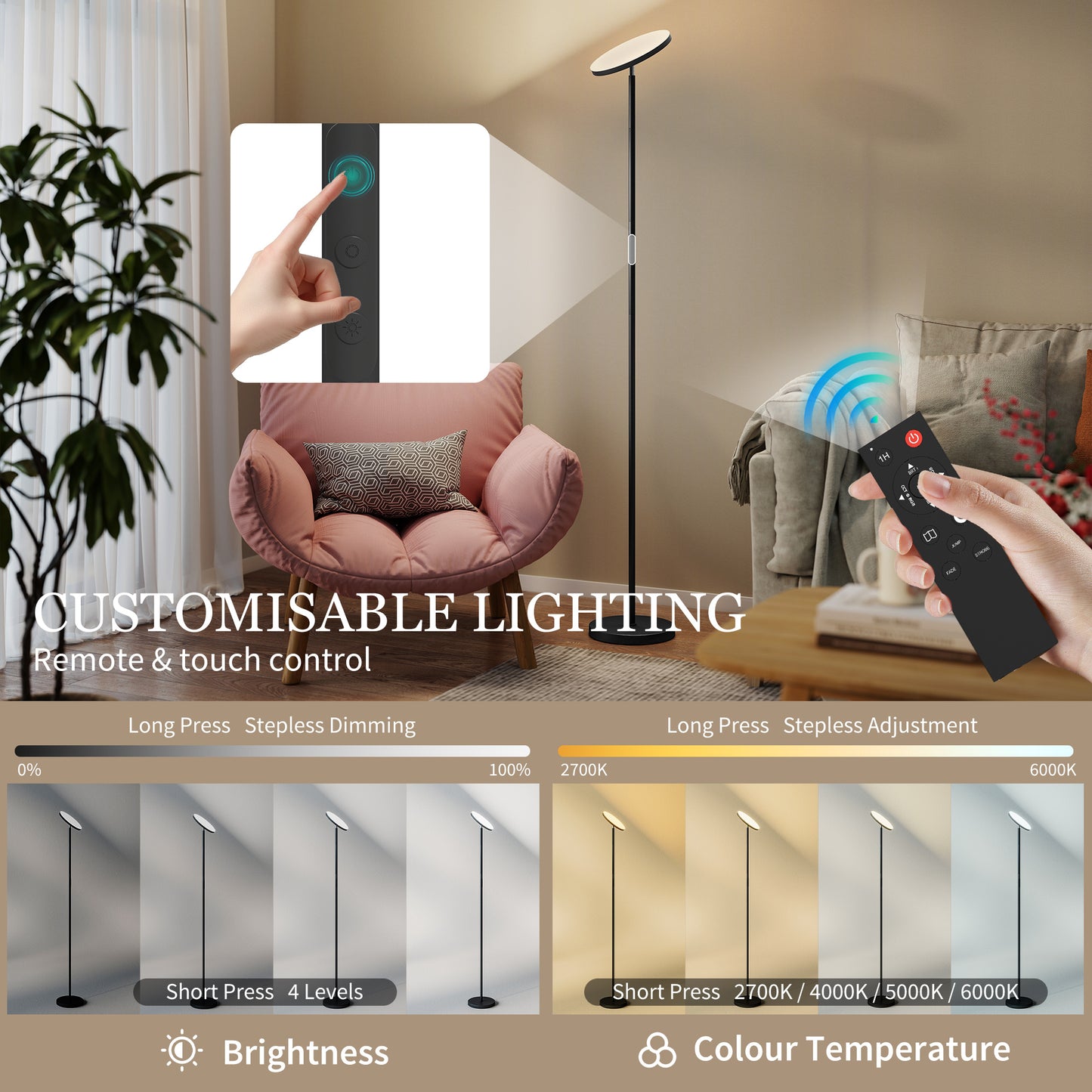 4ft Olympic EZ Curl Bar, Barbell Bar for 2" Weight Plates