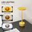 Cordless Table Lamp, Touch LED Desk Lamp with 4000mAh Rechargeable Battery, 3 Colour, for Bedroom Living Room, Gold Tone