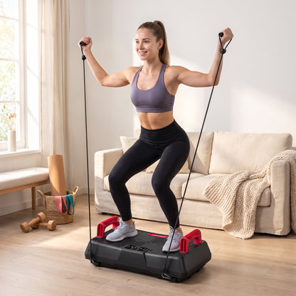 Vibration Plate Exercise Machine with 99 Speed Levels, 3 Programs