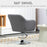 Stylish Retro Swivel Tub Chair Steel Frame Cushion Seat Dark Grey