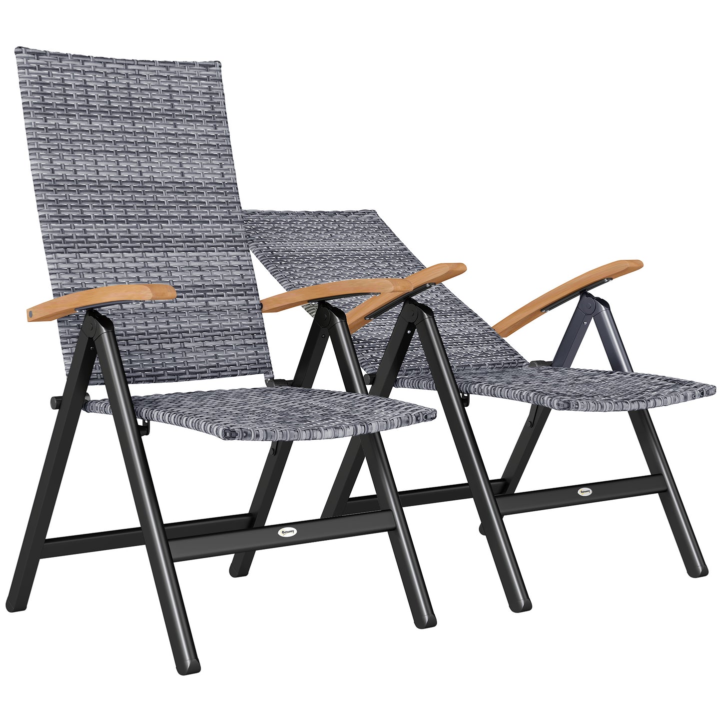 Outdoor Folding Dining Chair, Dining Chair, Light Grey