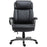 Stylish Massage Office Chair High Back with Armrest 6-Point Vibration Executive Chair with Adjustable Height Black