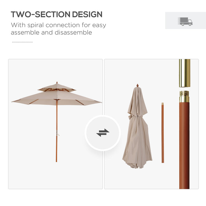 Outdoor Umbrella Beige