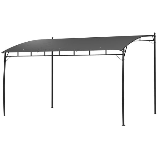 3 x 4m Outdoor Pergola Gazebo, Garden Sun Shade Shelter with Metal Frame, for Patio, Deck