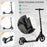 Teens Adult Kick Scooter Fold Adjust 14+ w/ Rear Dual Brake System Black