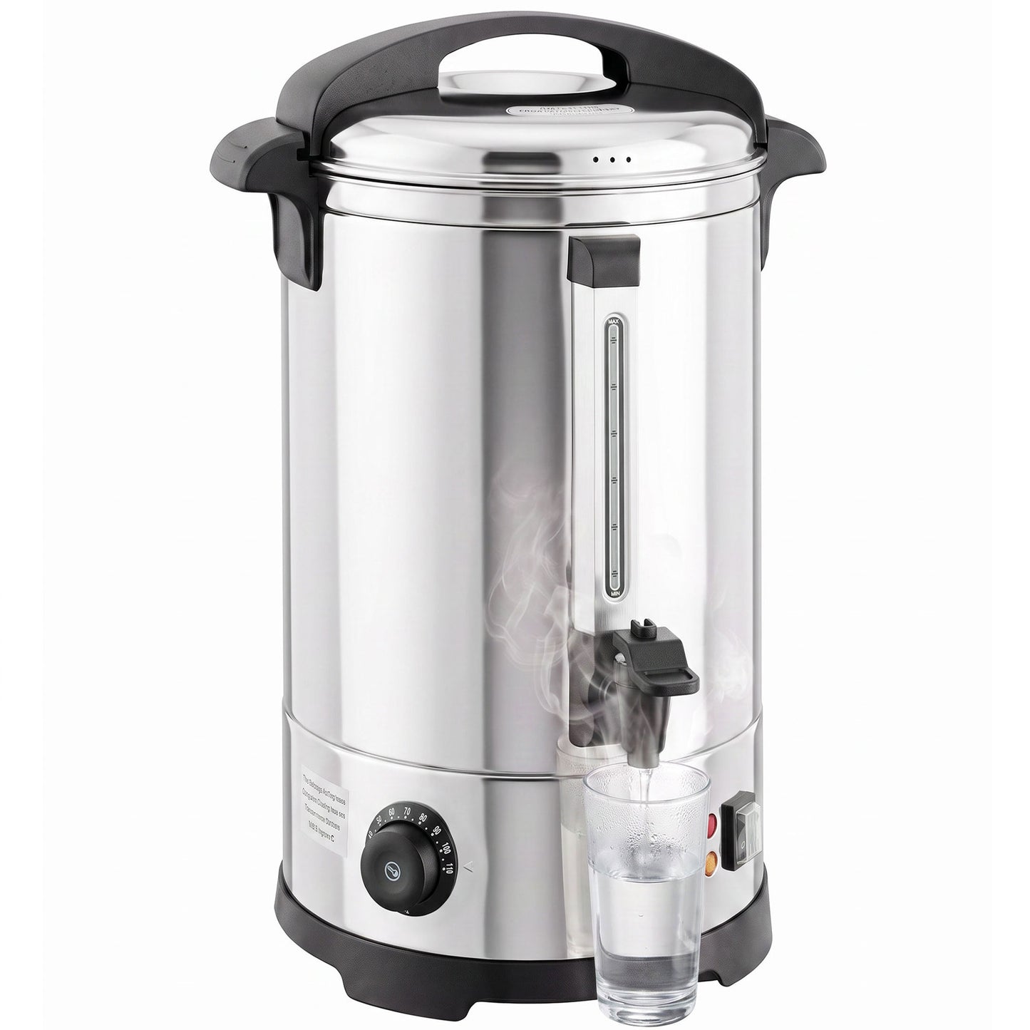 13L Catering Urn, 2500W Stainless Steel Tea Urn with Keep Warm