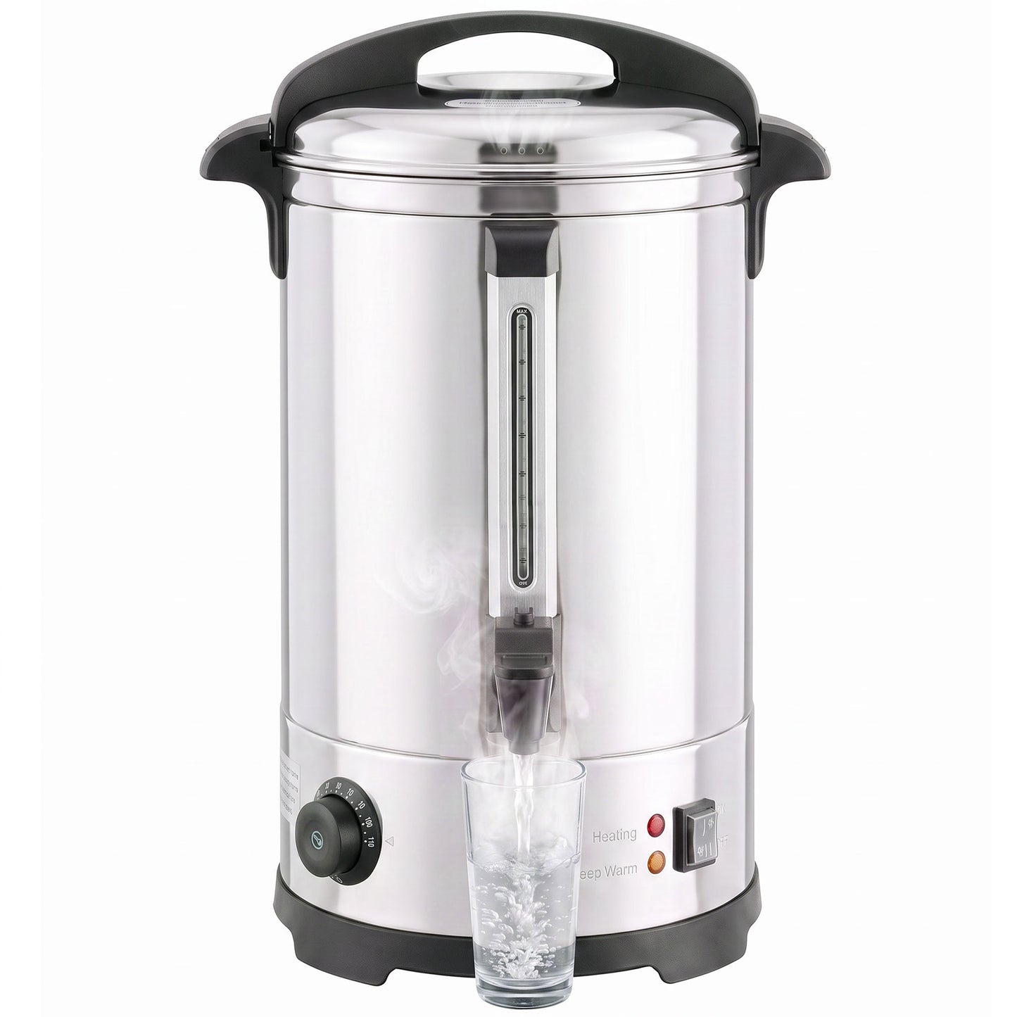 13L Catering Urn, 2500W Stainless Steel Tea Urn with Keep Warm