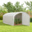 Polytunnel Greenhouse Walk-in Grow House with UV-resistant PE Cover, Door, Galvanised Steel Frame, 4 x 3 x 2m, White