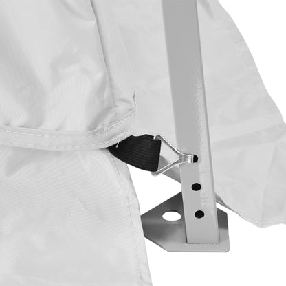 3 x3 x2.6m Folding Pop-up Garden Gazebo W/Mosquito Netting White