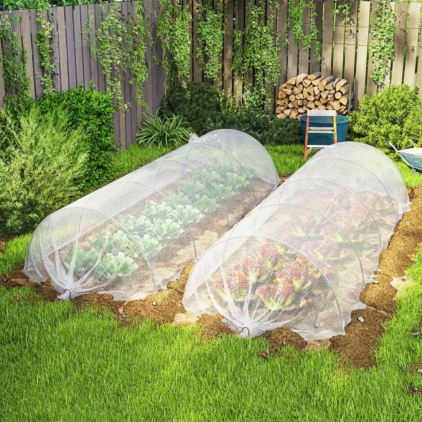 3 x 5m Waterproof Tarpaulin, 140GSM Tear-Resistant PE Tarp