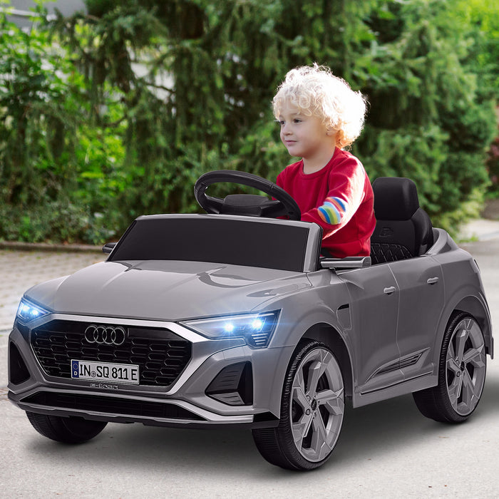 Audi Q8 e-tron Sportback Kids Electric Car w/ Remote - Grey