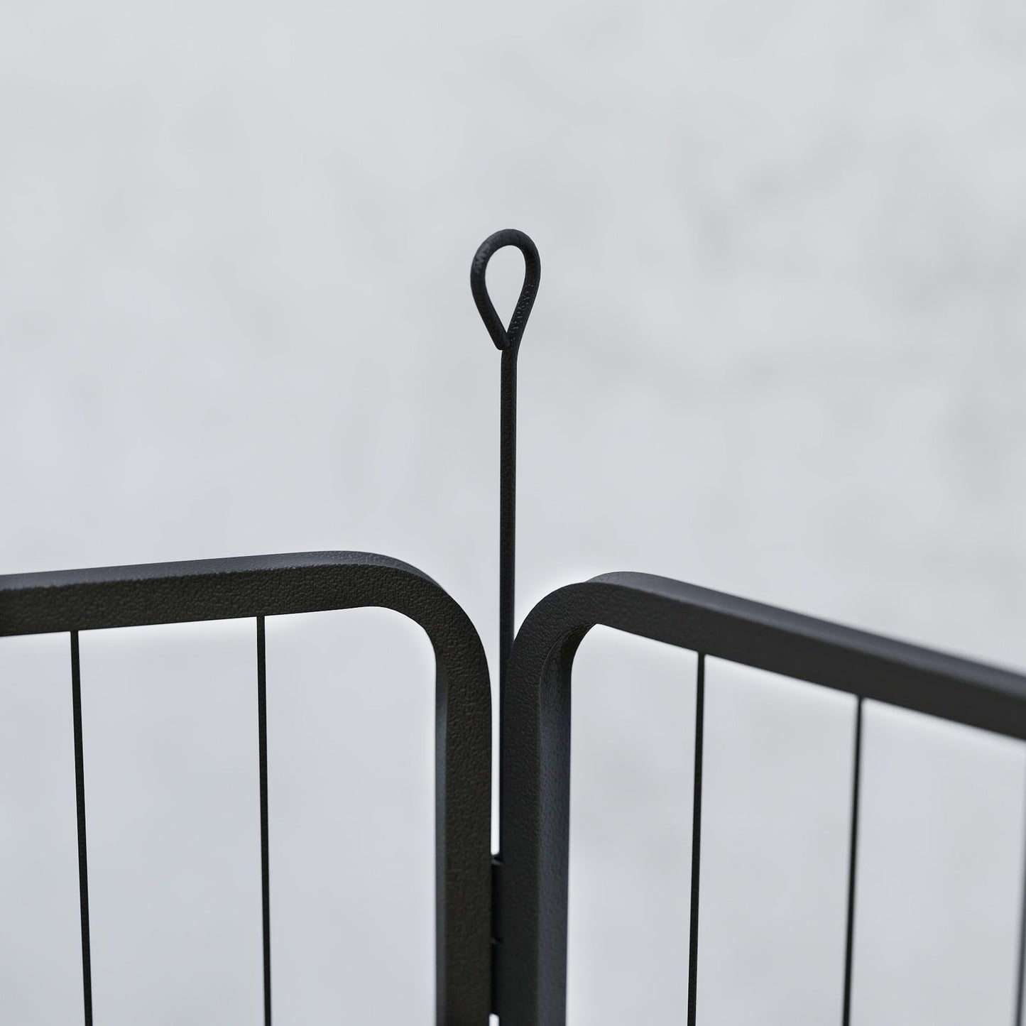 Dog Playpen, 6 Panels Puppy Pen Dog Playpen, 80cm High, Black