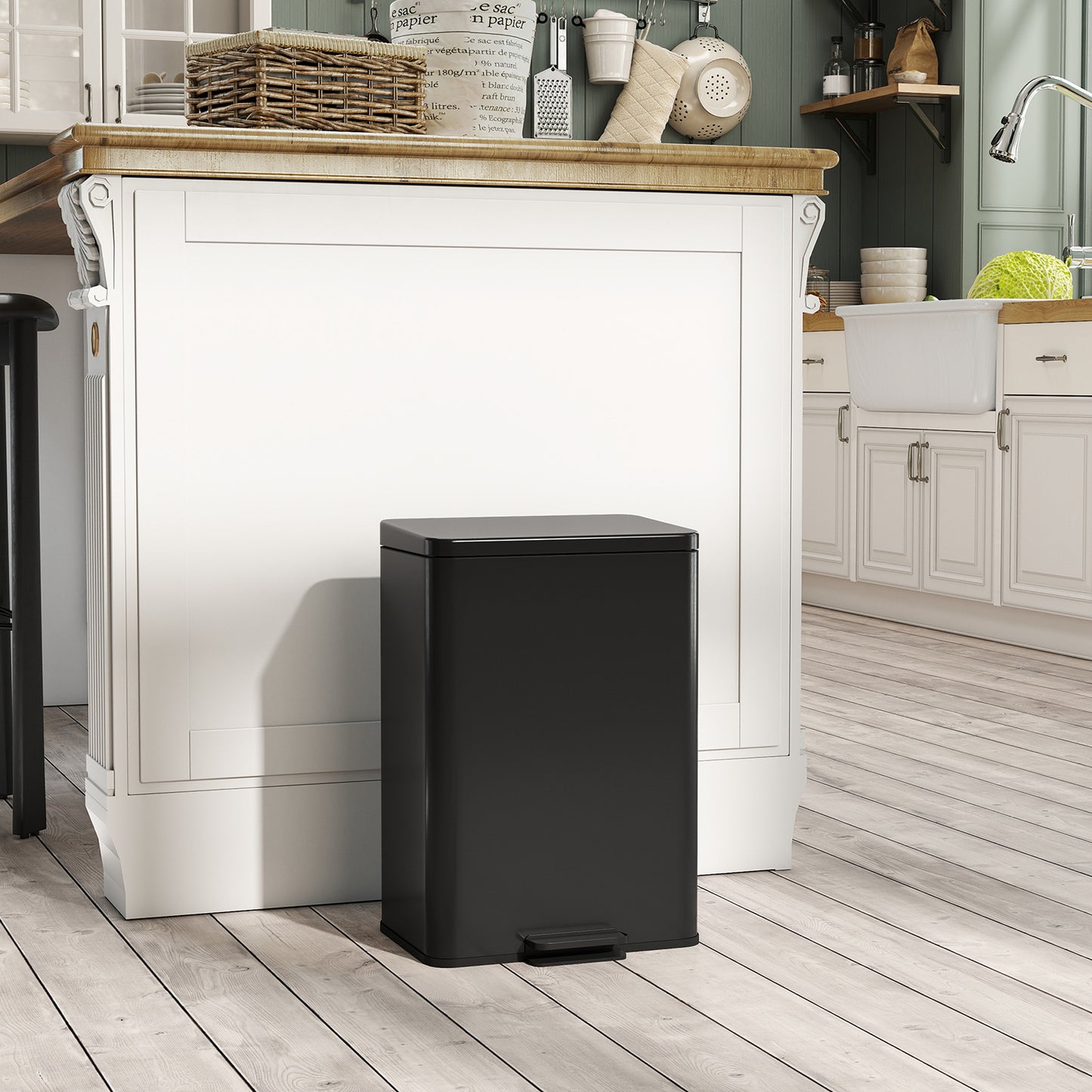 Bedside Drawers Modern Bedside Cabinet with Drawer and Handle, White