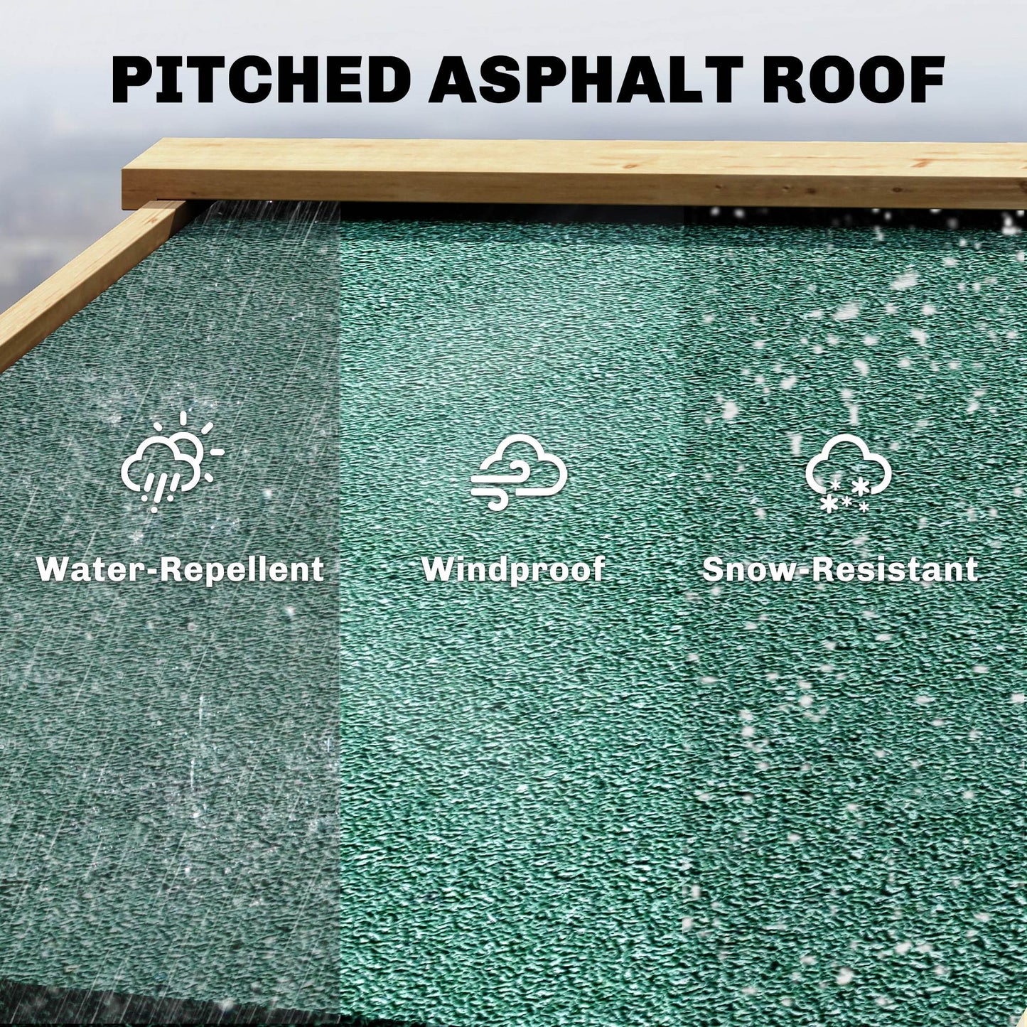 Outdoor Storage Cabinet Waterproof Light Brown