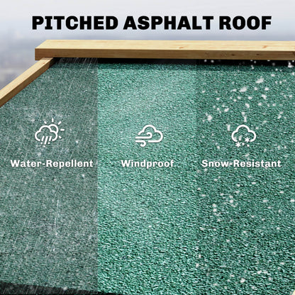 Outdoor Storage Cabinet Waterproof Light Brown