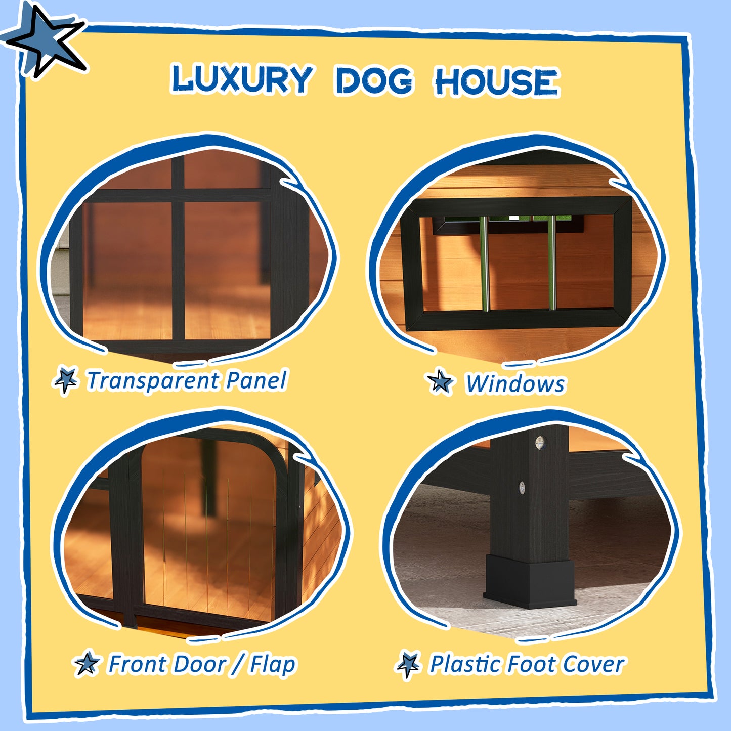 7-Piece Dog Agility Equipment, Obstacle Training Course Kit, Orange