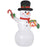 6FT Inflatable Snowman with Candy Cane and Gift Box for Party