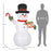 6FT Inflatable Snowman with Candy Cane and Gift Box for Party