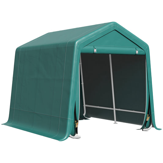 Outdoor Garden Storage Shed Waterproof Bike Tent  w/ Zipper Doors