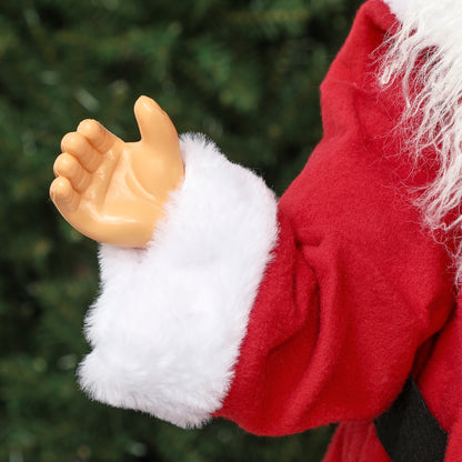 Life Size Animated Santa Claus with Sound Activated for Party