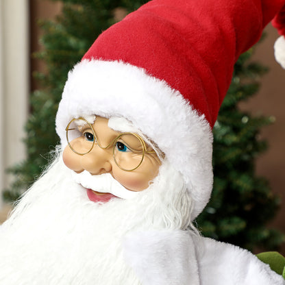 Life Size Animated Santa Claus with Sound Activated for Party