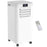 8000 BTU 4-In-1 Compact Portable Mobile Air Conditioner Unit Cooling Dehumidifying Ventilating w/ Fan Remote LED Display 24 Hr Timer Auto Shut