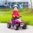 AIYAPLAY Honda Licensed Kids Quad Bike, 6V Electric Ride on Car ATV Toy with LED Horn for 1.5-3 Years, Pink