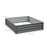 432L Square Raised Garden Bed Box Steel Frame for Vegetables, Flowers and Herbs, 120 x 120 x 30cm, Grey