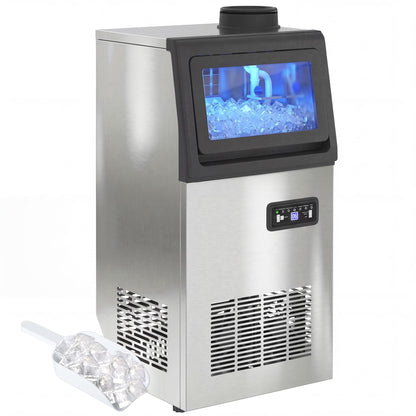 45kg/24H Commercial Ice Maker Machine with Auto Self-Cleaning