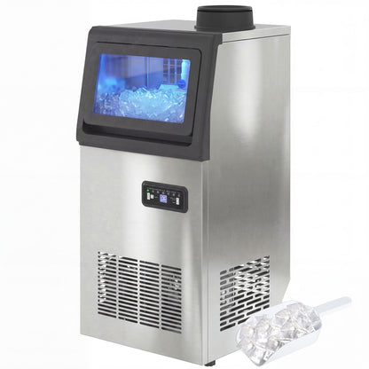 45kg/24H Commercial Ice Maker Machine with Auto Self-Cleaning