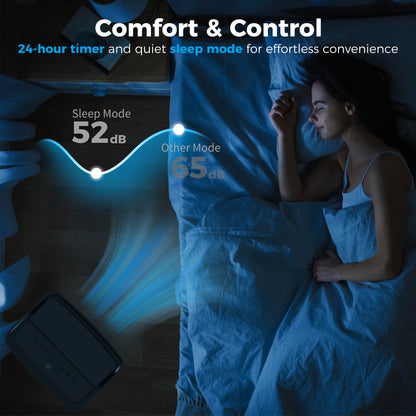 12,000 BTU Portable Air Conditioner Unit with Remote, 24H Timer, 35m²