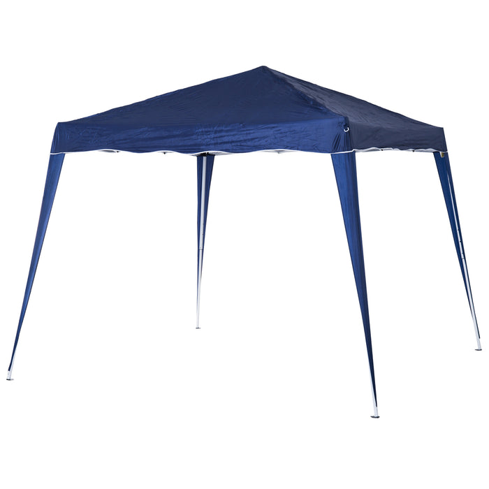 Garden Pop up Gazebo Tent Party Water-resistant 2.5 x 2.5M Blue