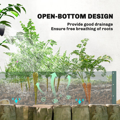 Mini Greenhouse Outdoor Greenhouse with Roll Up Door, Green