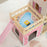 Dolls House with 13 Pieces Wooden Furniture and Accessories