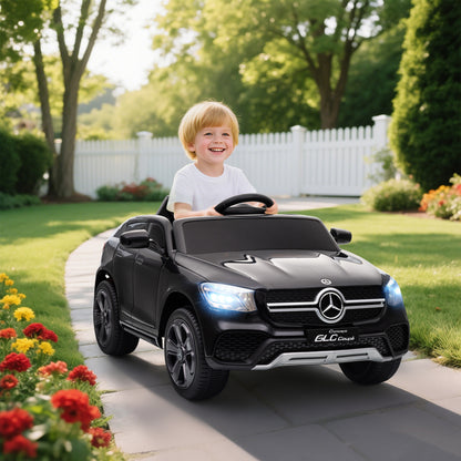 Mercedes-Benz GLC Licensed Kids Ride on Car with Remote, Black