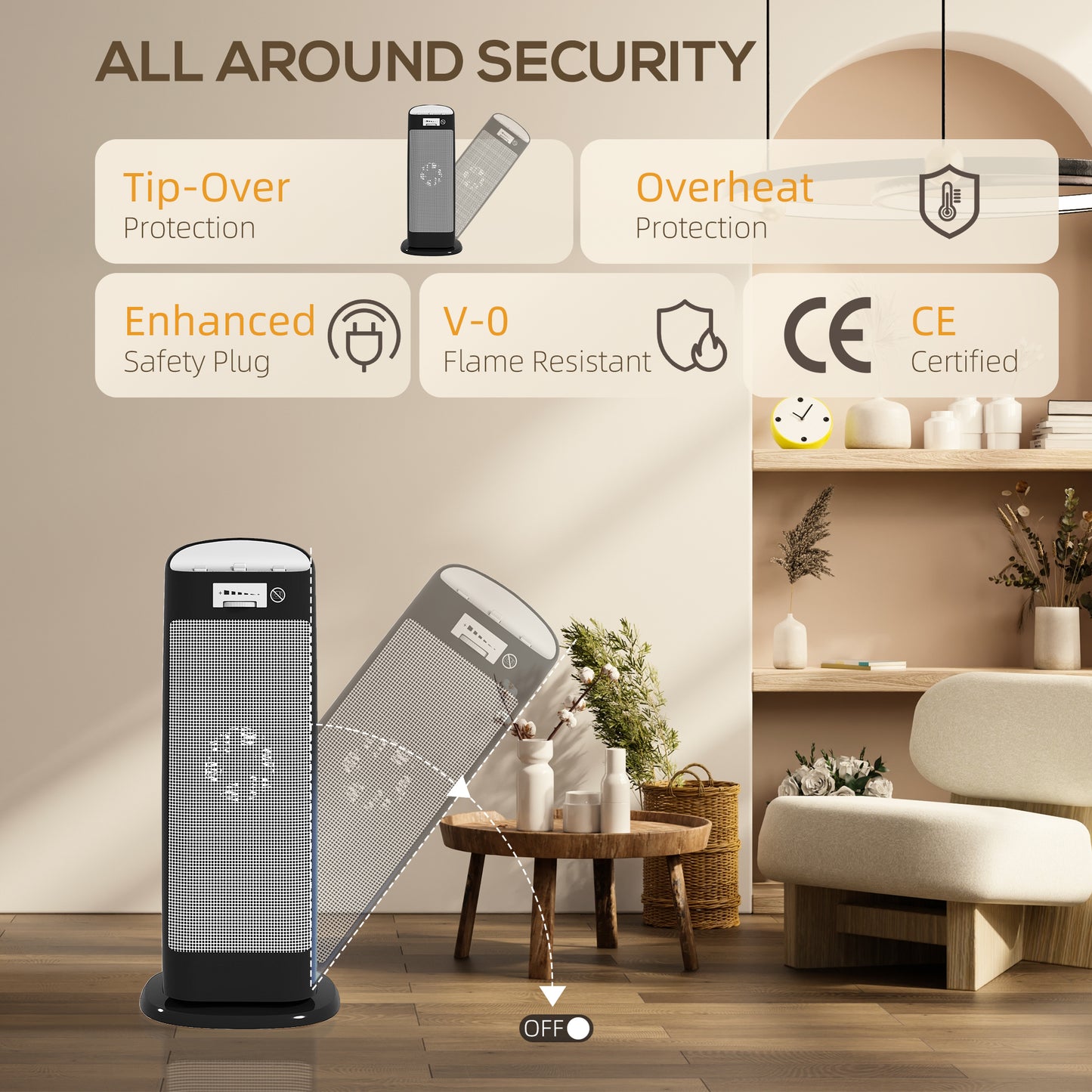 Countertop Dishwasher with Dual Water Supply and 6 Programs, White